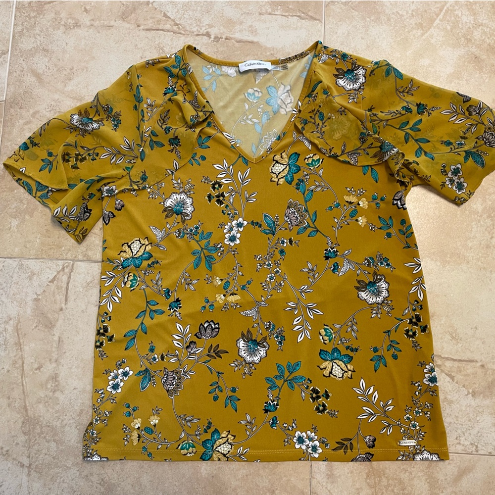 Ladies Calvin Klein blouse small petite